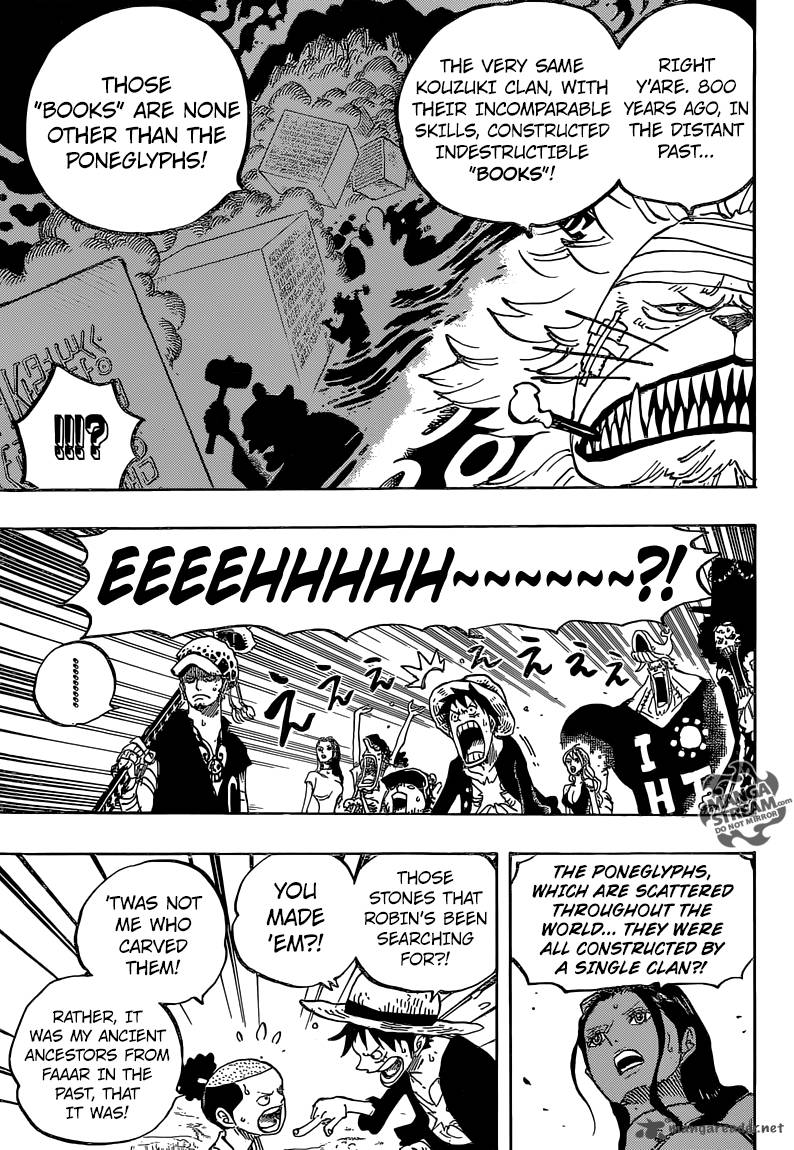 One Piece Chapter 818 page 11 - Chapter 818: Inside the Whale