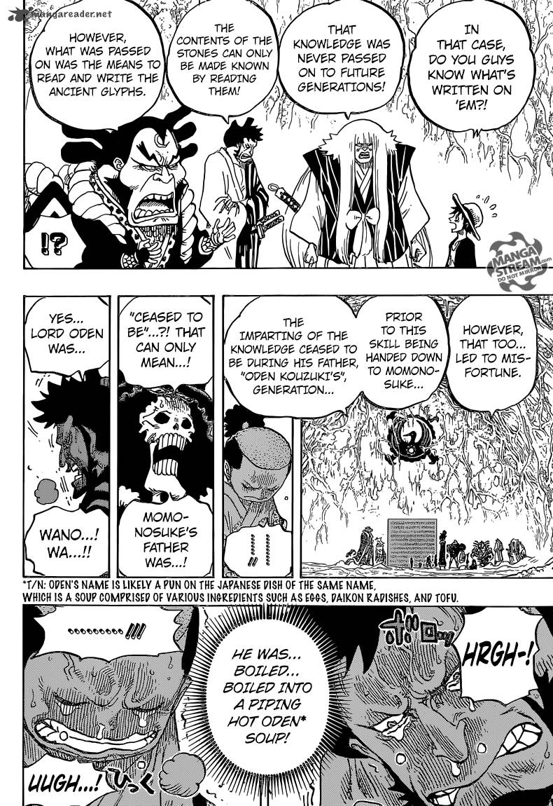 One Piece Chapter 818 page 12 - Chapter 818: Inside the Whale