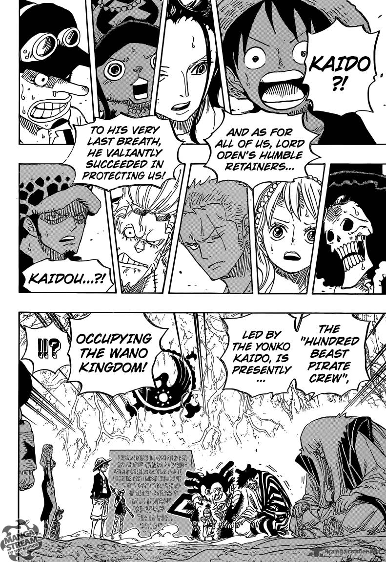 One Piece Chapter 818 page 14 - Chapter 818: Inside the Whale