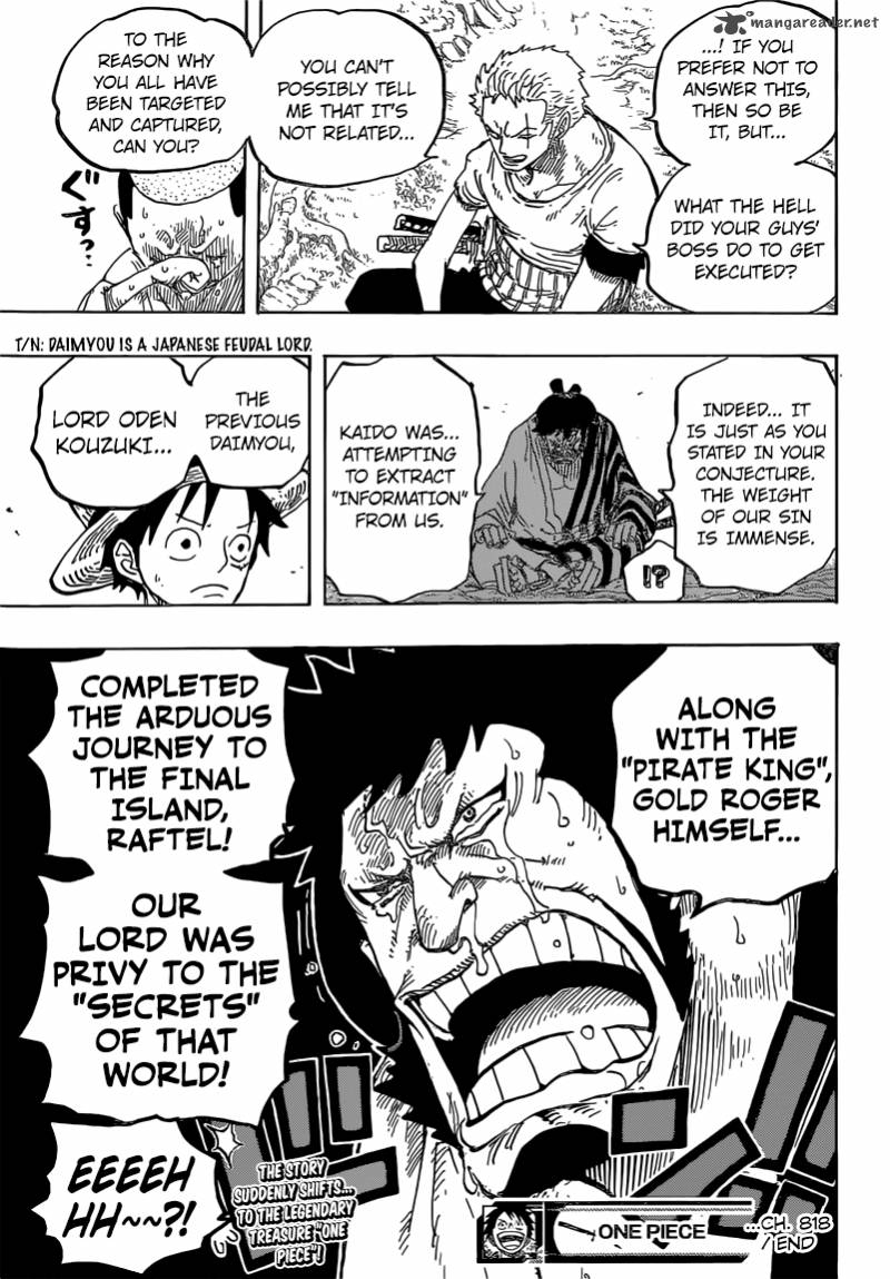 One Piece Chapter 818 page 15 - Chapter 818: Inside the Whale