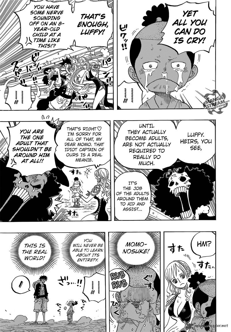 One Piece Chapter 819 page 10 - Chapter 819: Momonosuke, Heir to the Kouzuki Family