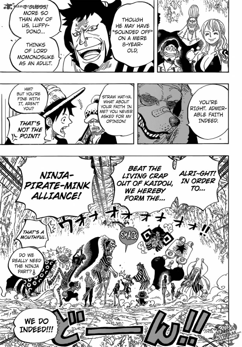 One Piece Chapter 819 page 14 - Chapter 819: Momonosuke, Heir to the Kouzuki Family