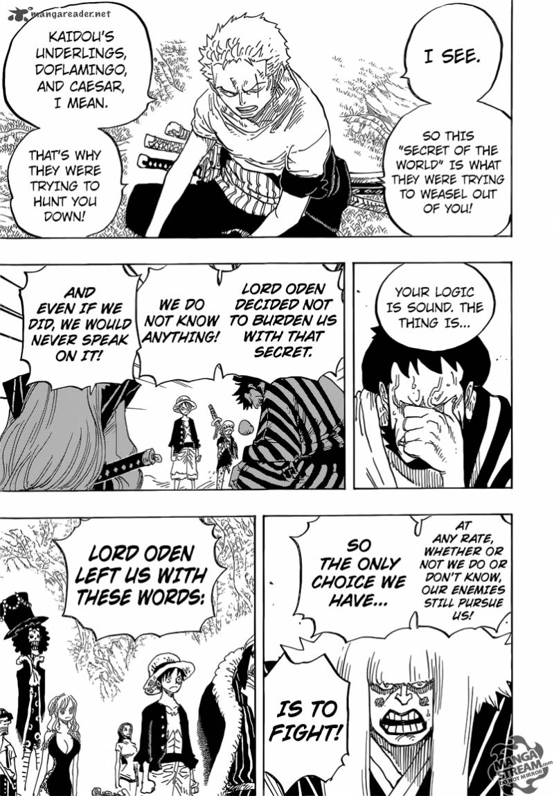 One Piece Chapter 819 page 4 - Chapter 819: Momonosuke, Heir to the Kouzuki Family