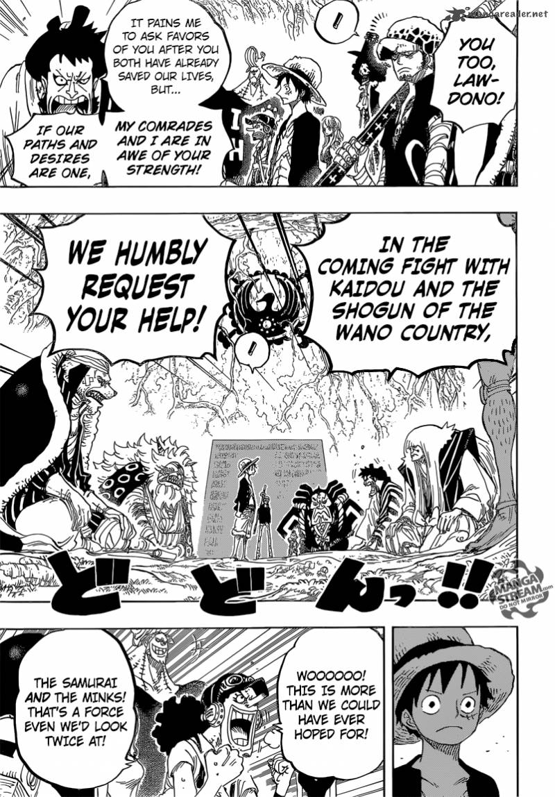 One Piece Chapter 819 page 8 - Chapter 819: Momonosuke, Heir to the Kouzuki Family