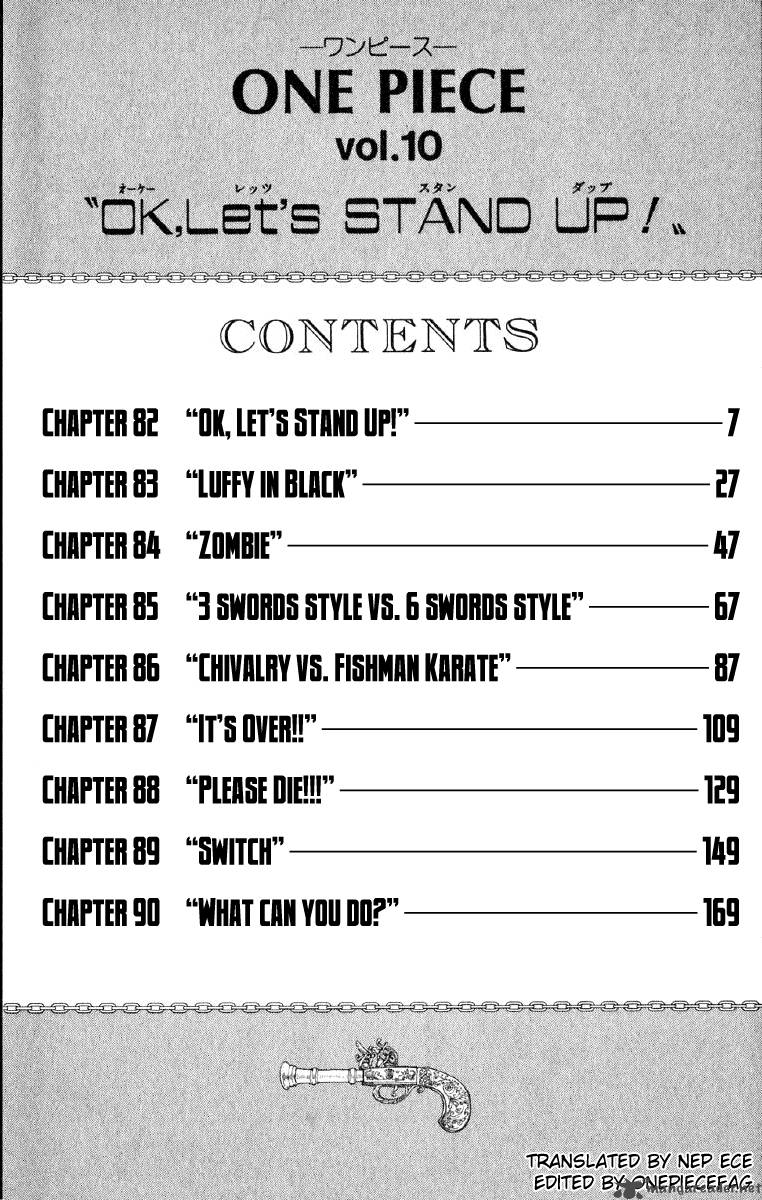 One Piece Chapter 82 page 8 - Chapter 82: OK, Let's STAND UP!