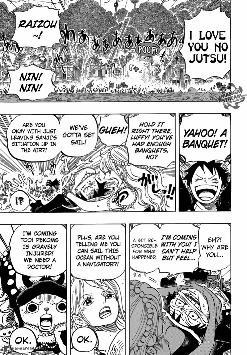 One Piece Chapter 820 page 15 - Chapter 820: Dog and Cat Have a History