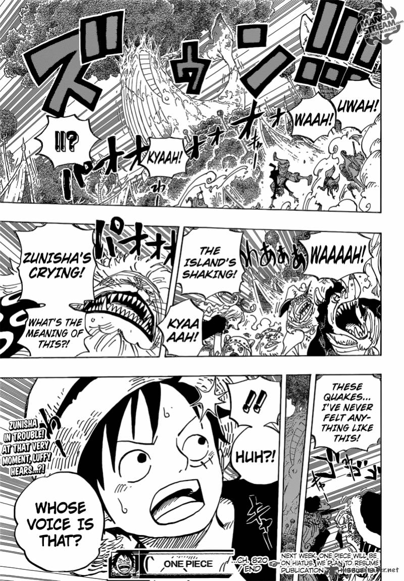 One Piece Chapter 820 page 17 - Chapter 820: Dog and Cat Have a History