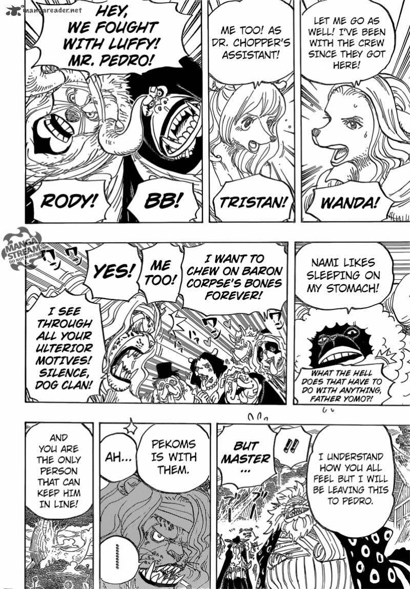 One Piece manga, chapter 822, page 11 of 21