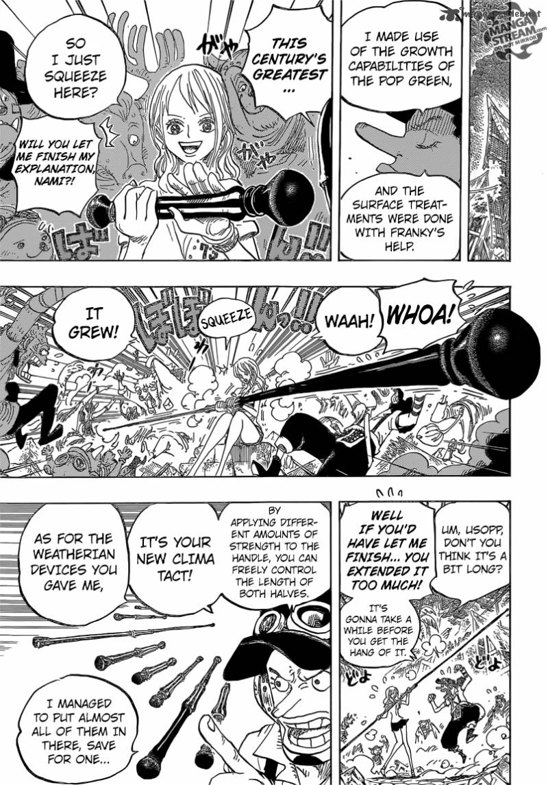 One Piece manga, chapter 822, page 12 of 21