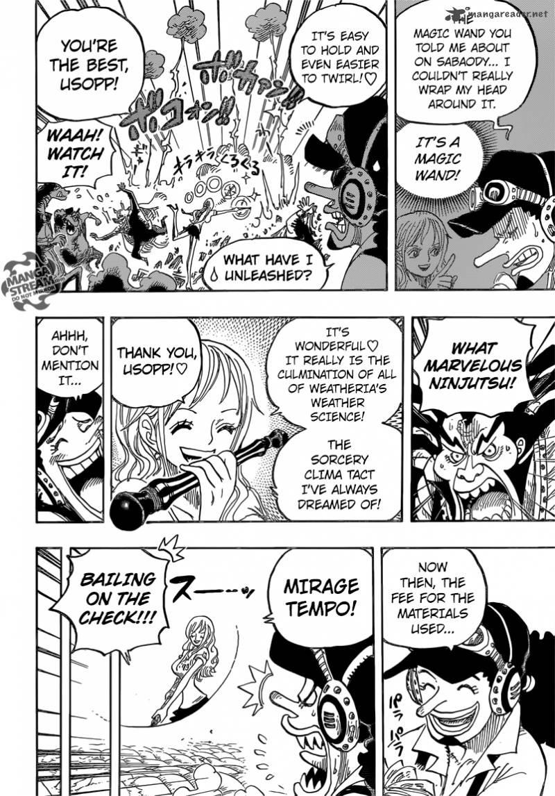 One Piece manga, chapter 822, page 13 of 21