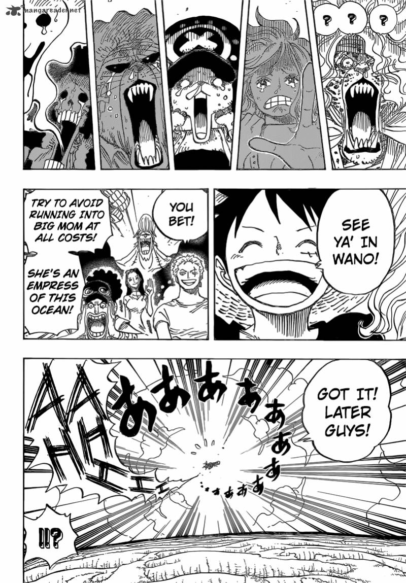 One Piece manga, chapter 822, page 17 of 21