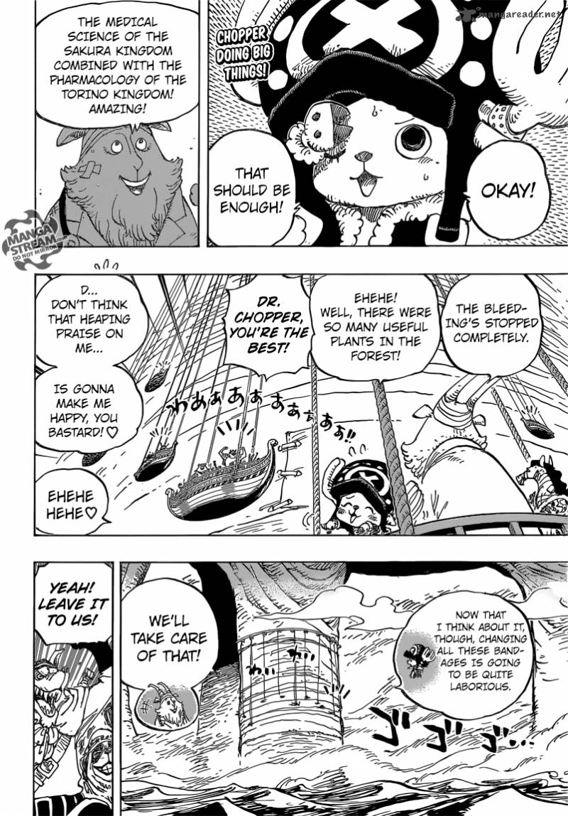 One Piece manga, chapter 822, page 3 of 21