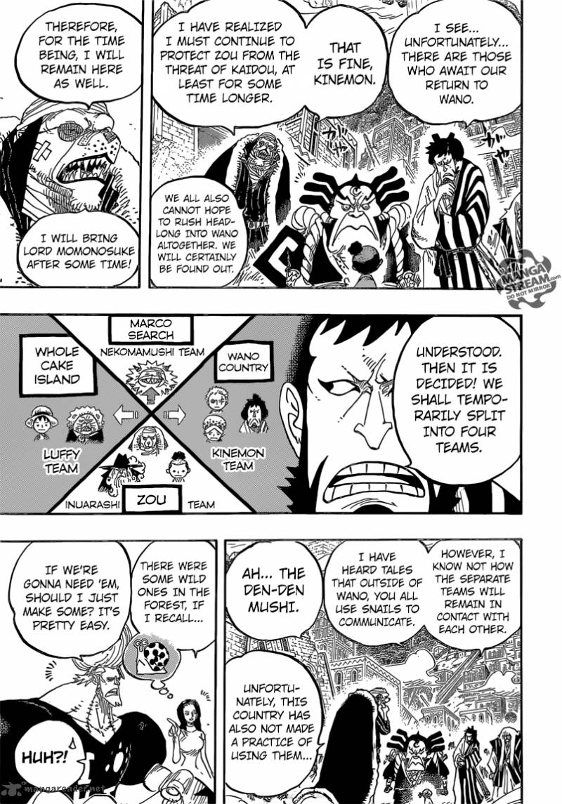 One Piece manga, chapter 822, page 6 of 21