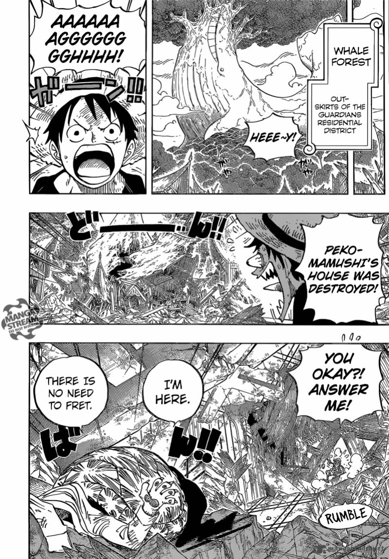 One Piece manga, chapter 822, page 7 of 21