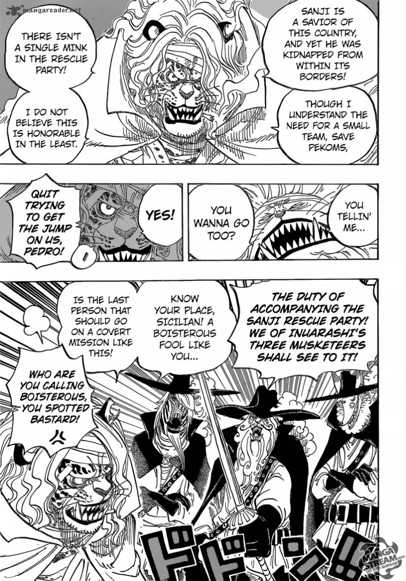 One Piece manga, chapter 822, page 10 of 21
