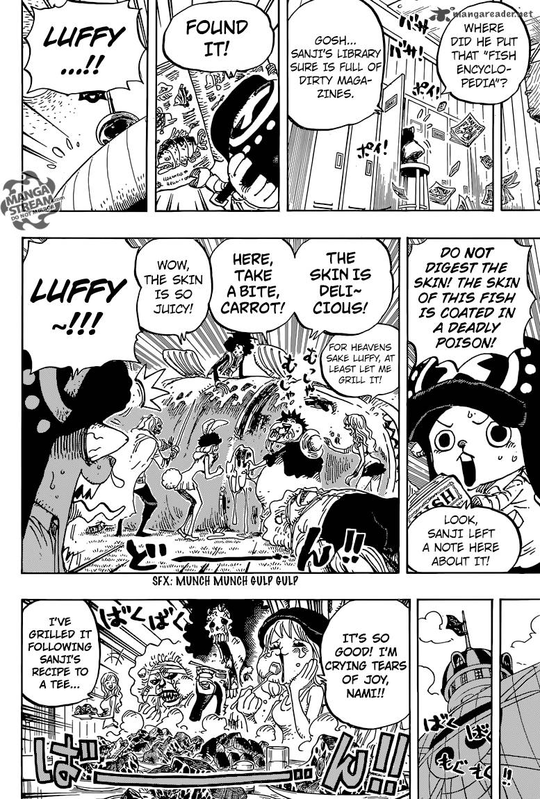 One Piece manga, chapter 825, page 12 of 18