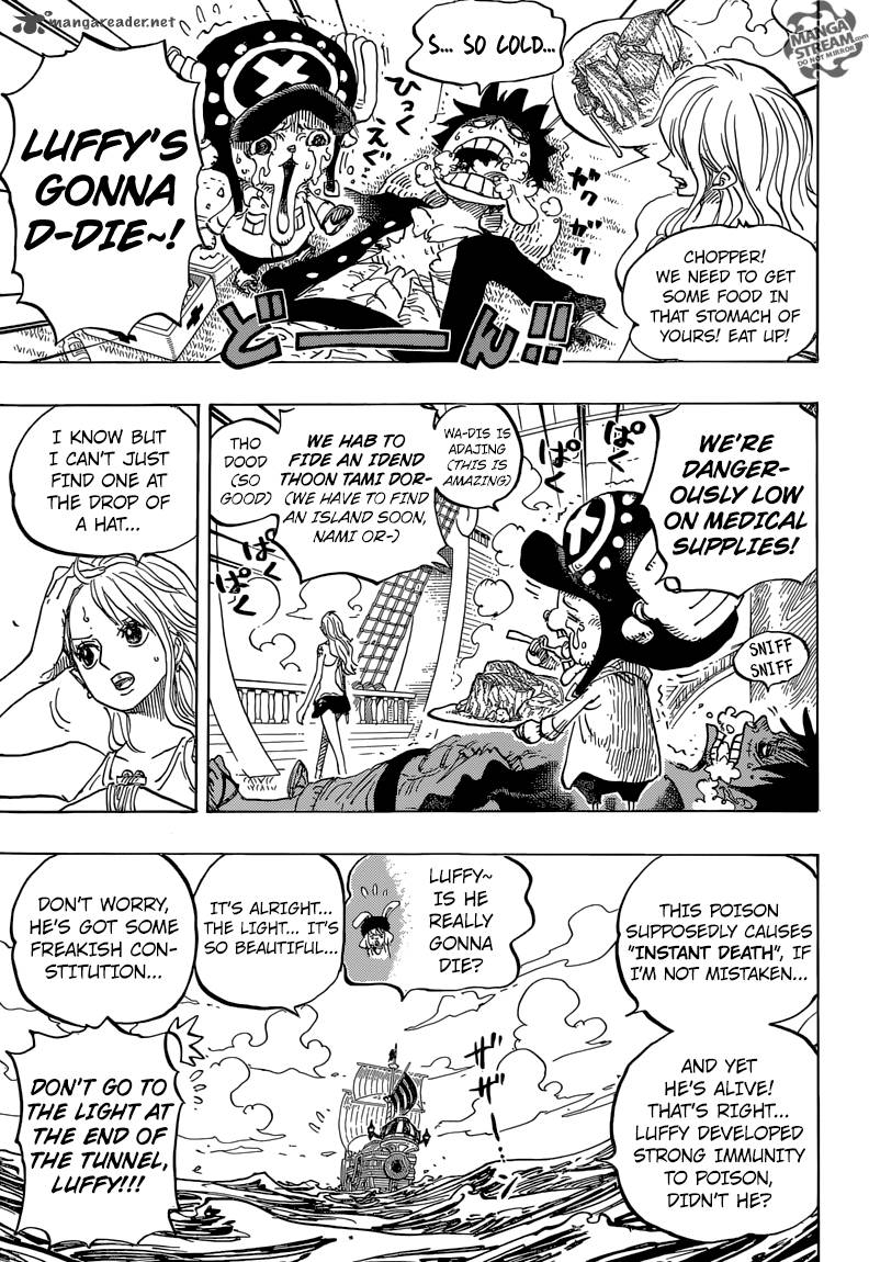 One Piece manga, chapter 825, page 13 of 18