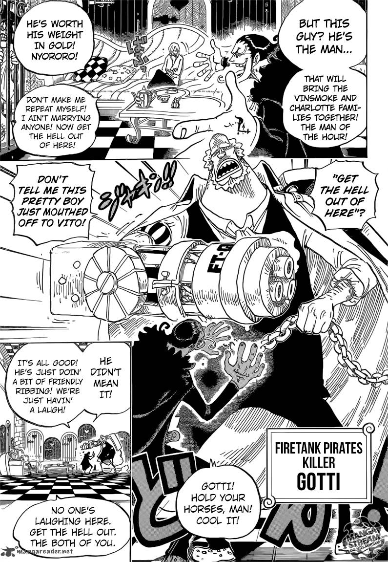 One Piece manga, chapter 825, page 7 of 18