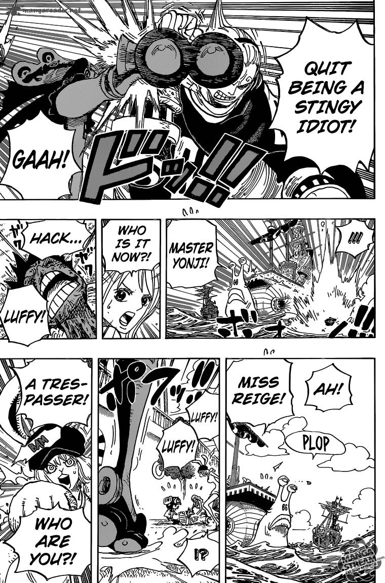 One Piece manga, chapter 826, page 8 of 21