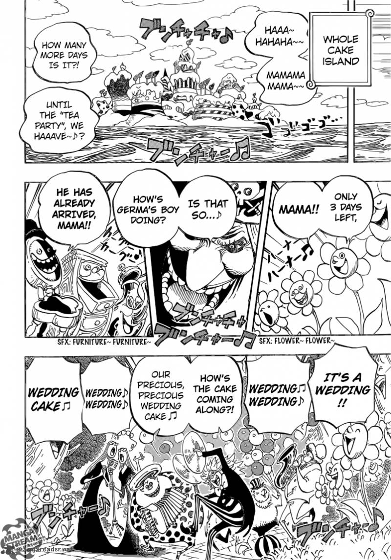 One Piece Chapter 827 page 14 - Chapter 827: Totto Land