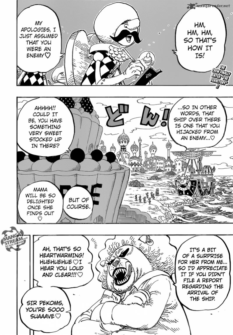 One Piece Chapter 827 page 2 - Chapter 827: Totto Land