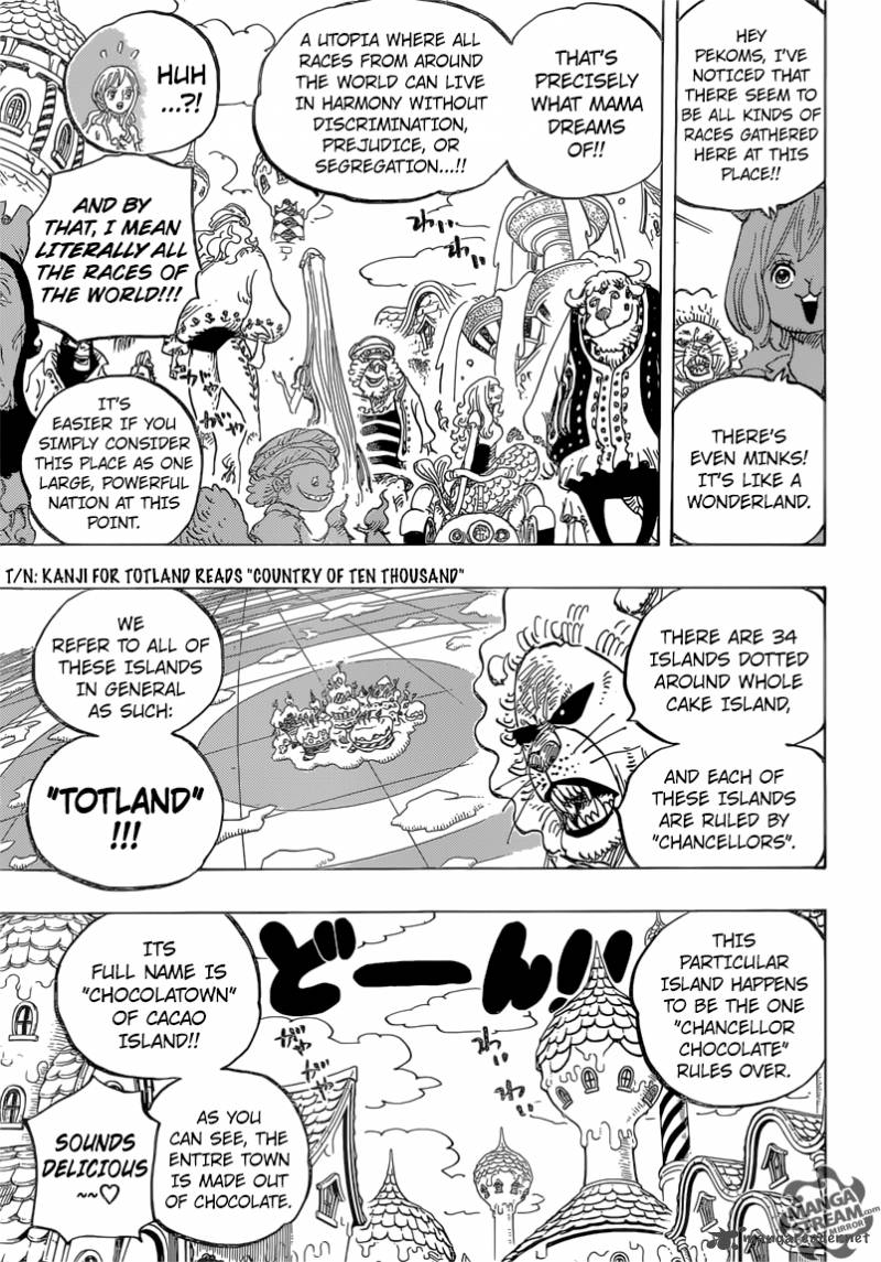 One Piece Chapter 827 page 5 - Chapter 827: Totto Land