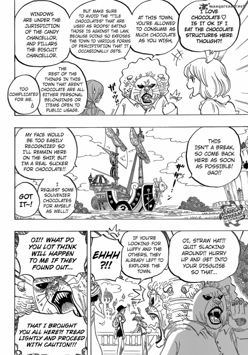 One Piece Chapter 827 page 6 - Chapter 827: Totto Land