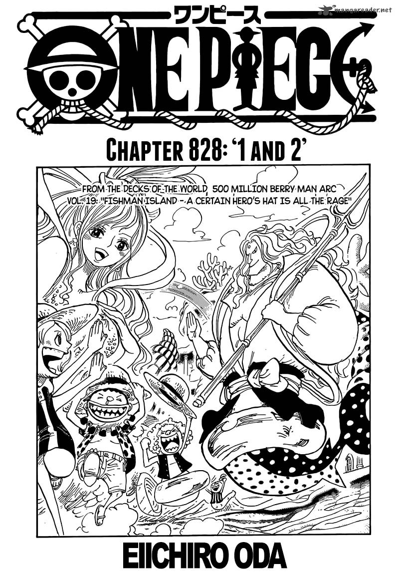 One Piece Chapter 828 page 1 - Chapter 828: 1 and 2