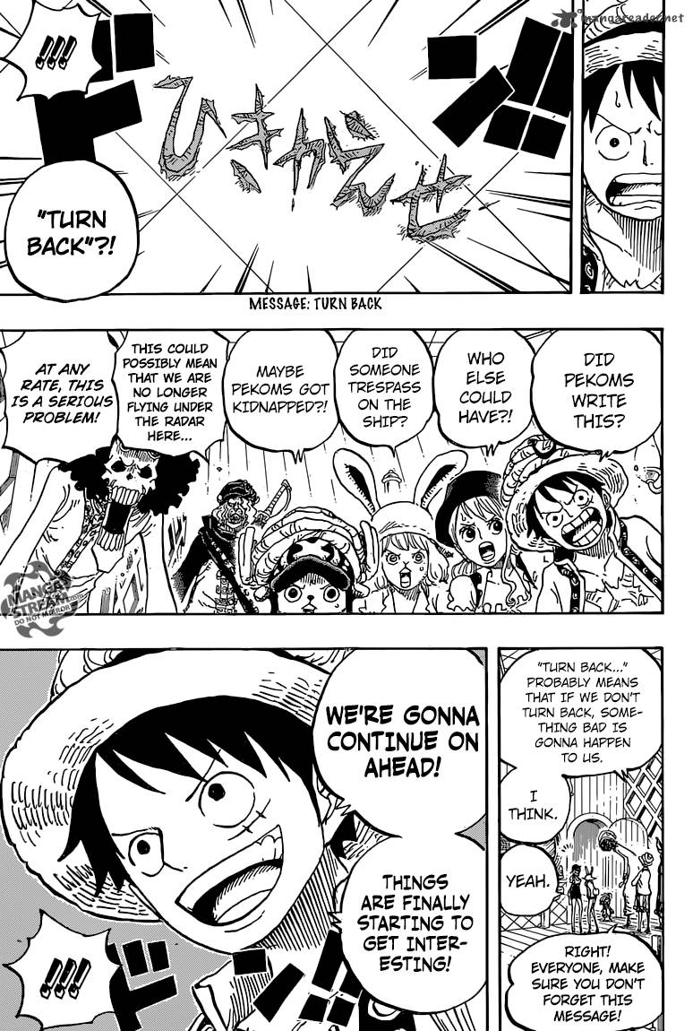 One Piece Chapter 828 page 13 - Chapter 828: 1 and 2
