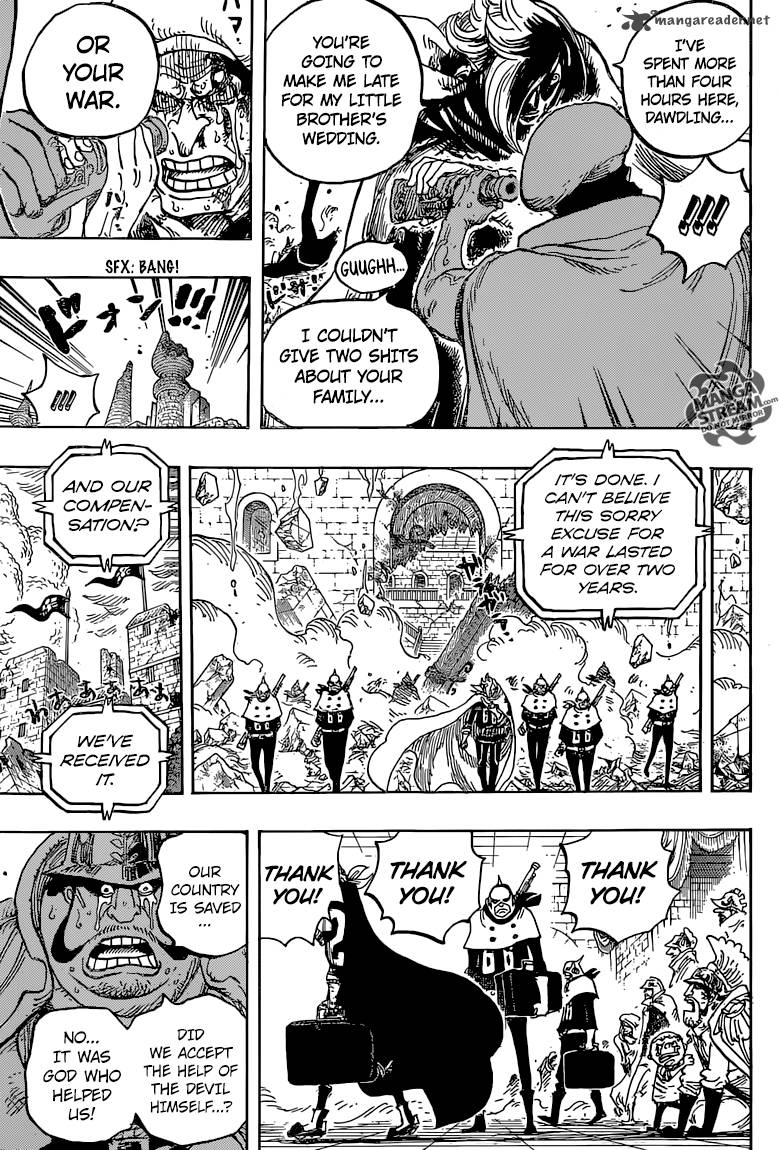 One Piece Chapter 828 page 15 - Chapter 828: 1 and 2