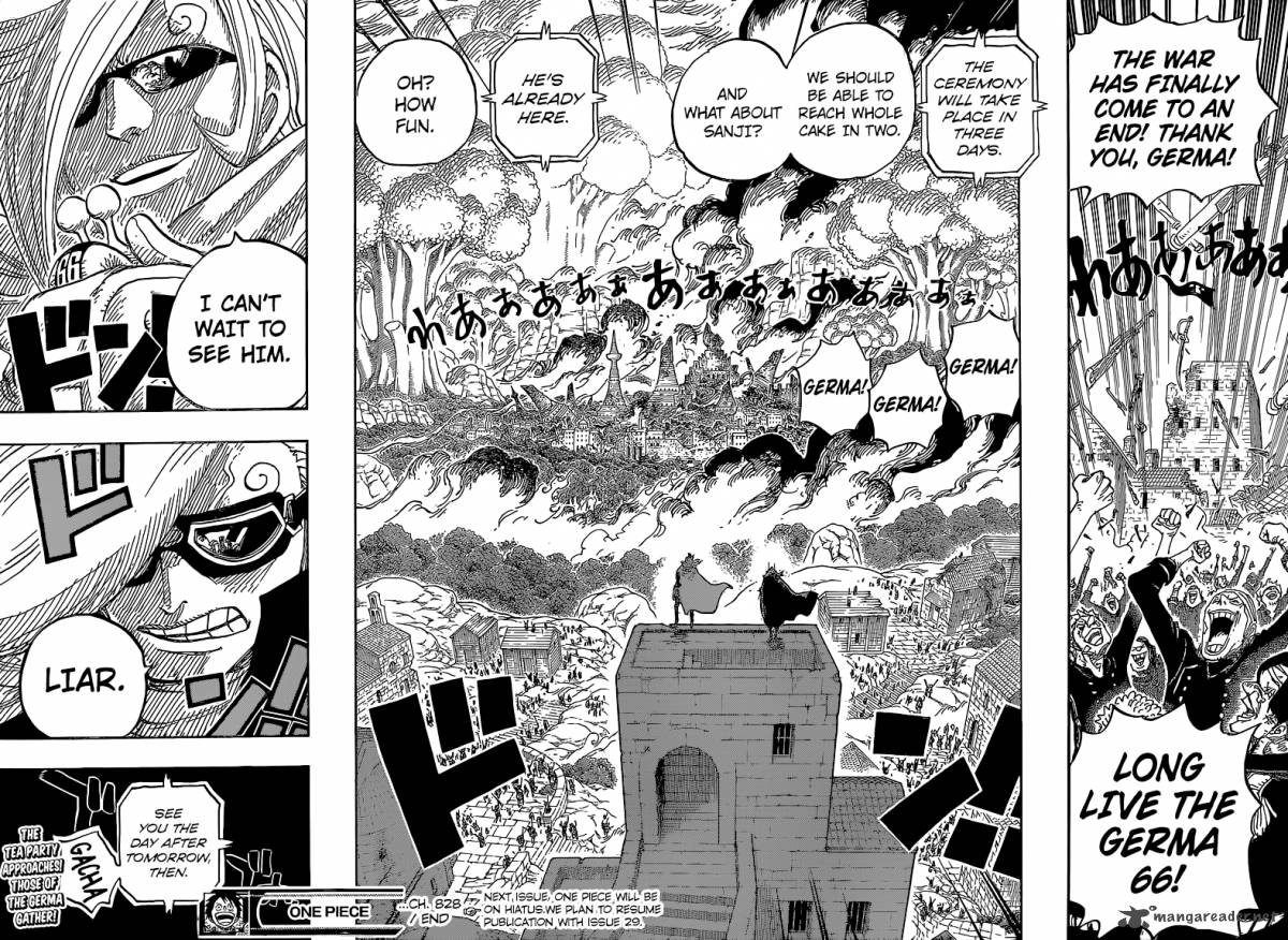 One Piece Chapter 828 page 16 - Chapter 828: 1 and 2