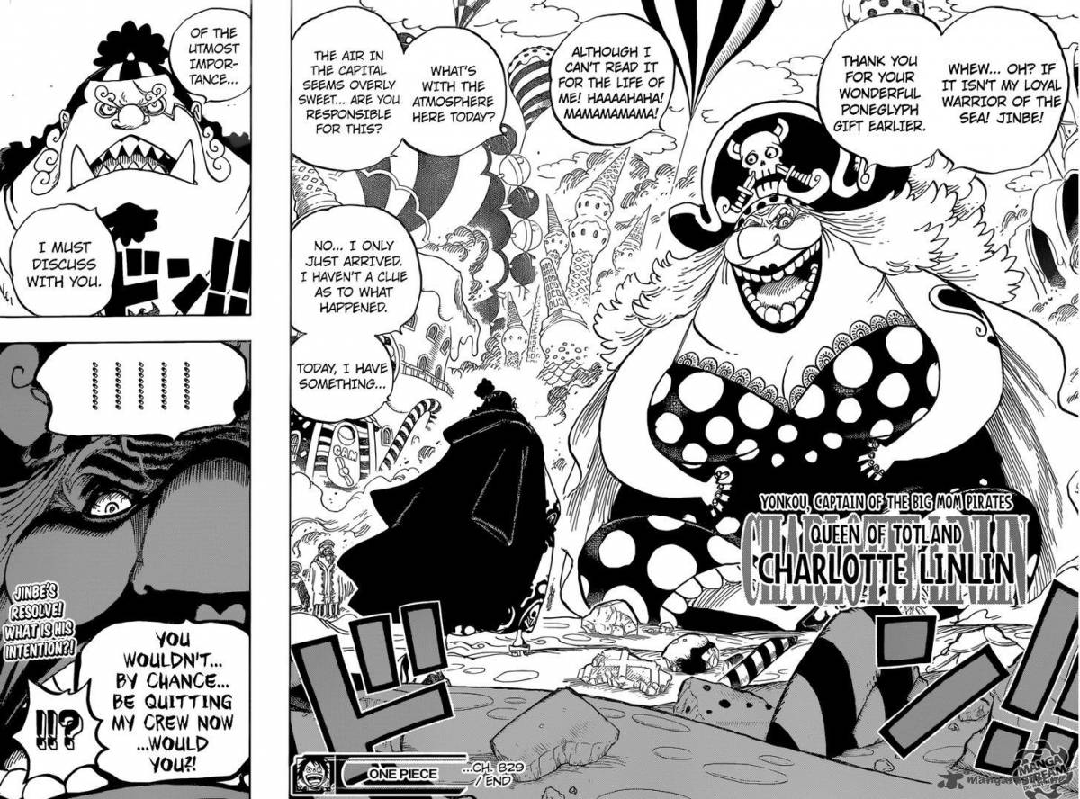 One Piece Chapter 829 page 16 - Chapter 829: Emperor of the Sea, Charlotte Linlin
