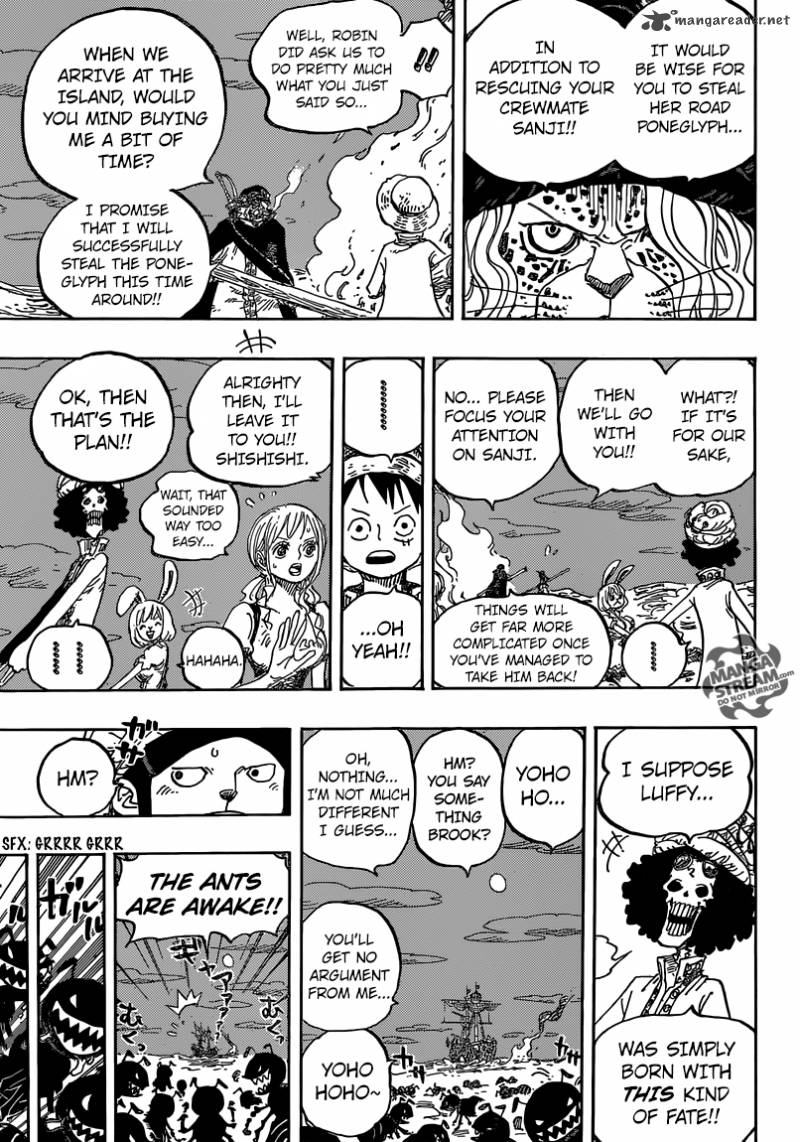 One Piece Chapter 830 page 15 - Chapter 830: A Man You Can Bet On