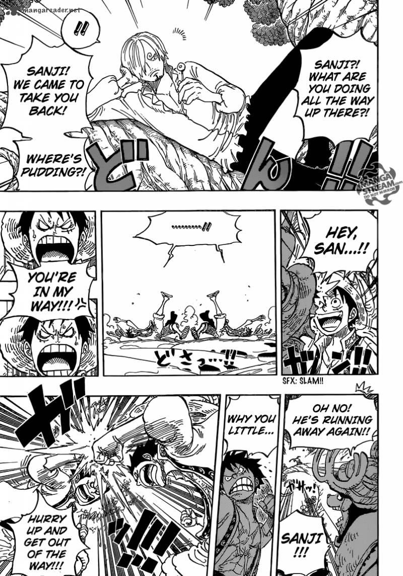 One Piece manga, chapter 831, page 14 of 22