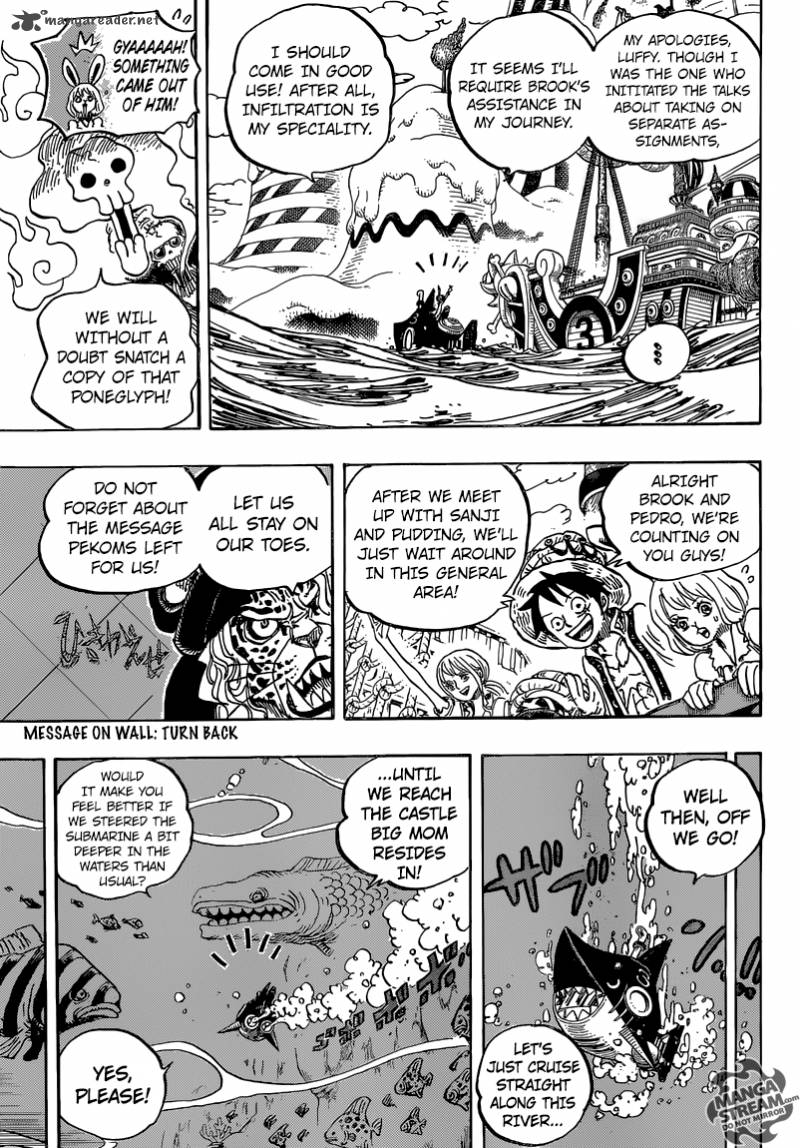 One Piece manga, chapter 831, page 4 of 22