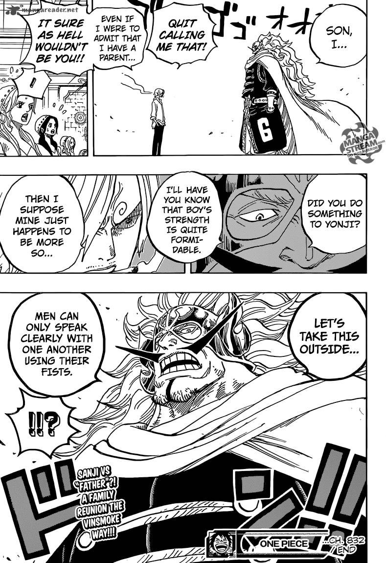 One Piece manga, chapter 832, page 19 of 22