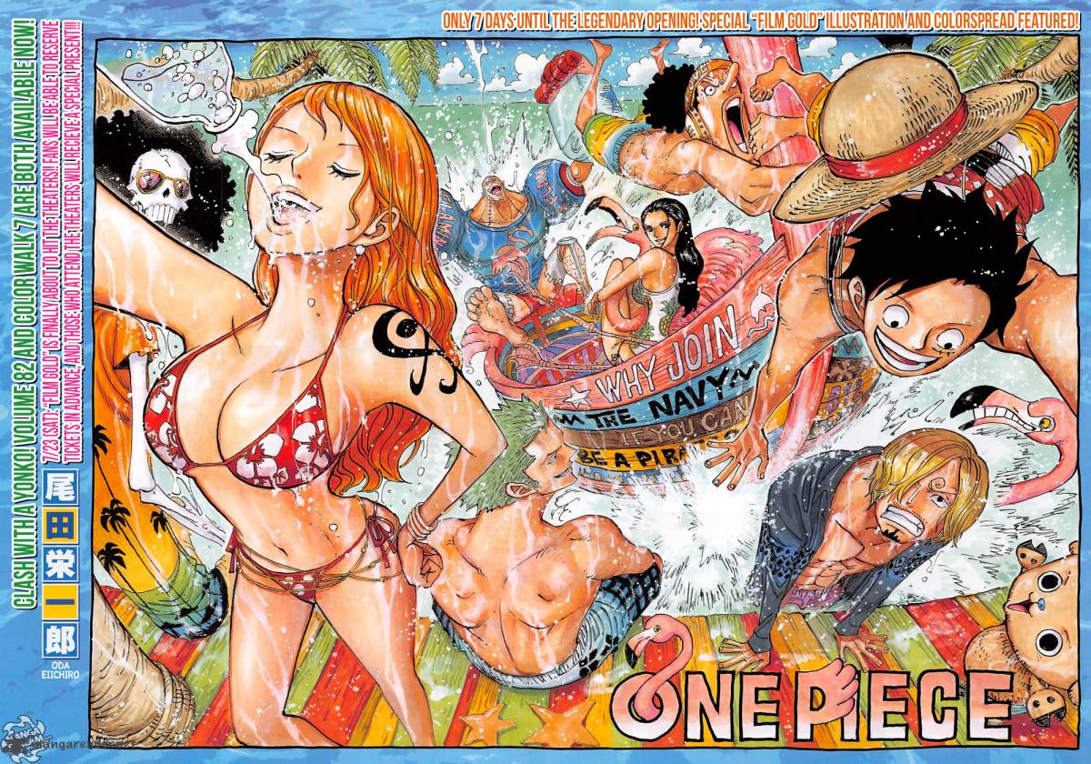 One Piece manga, chapter 832, page 3 of 22