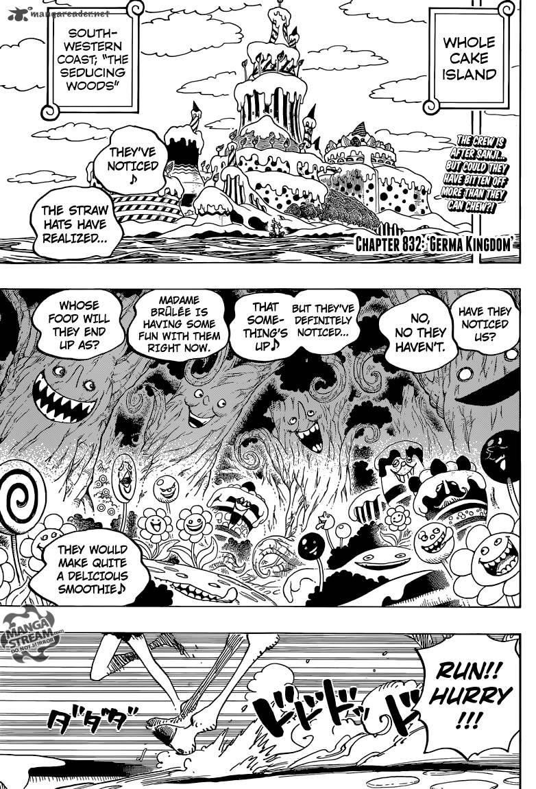One Piece manga, chapter 832, page 4 of 22
