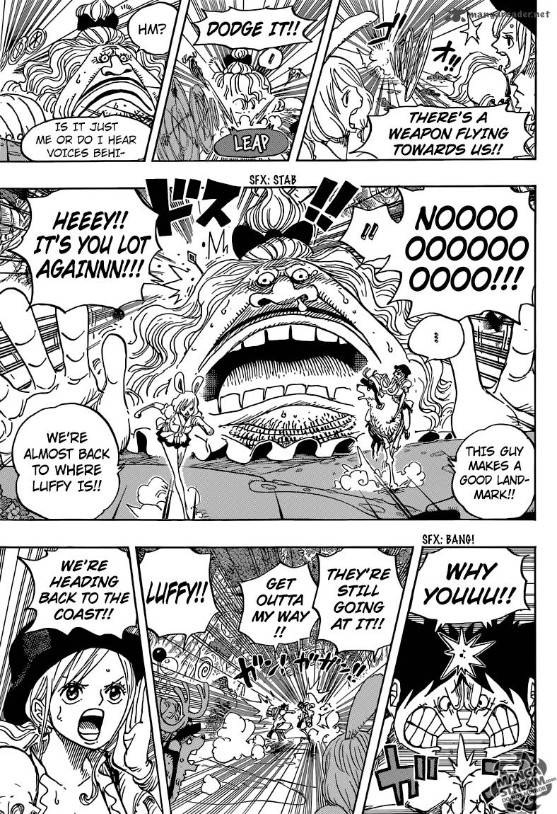One Piece manga, chapter 832, page 8 of 22
