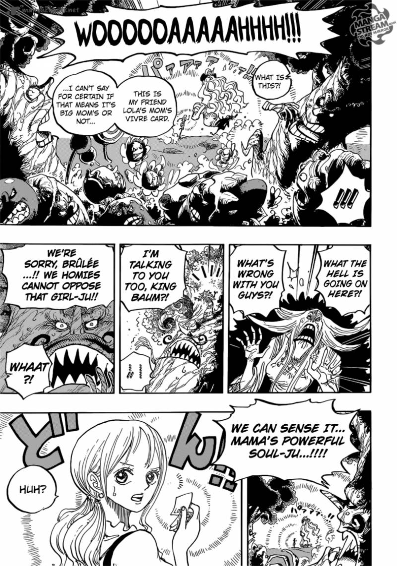 One Piece Chapter 836 page 13 - Chapter 836: The Vivre Card Lola Gave