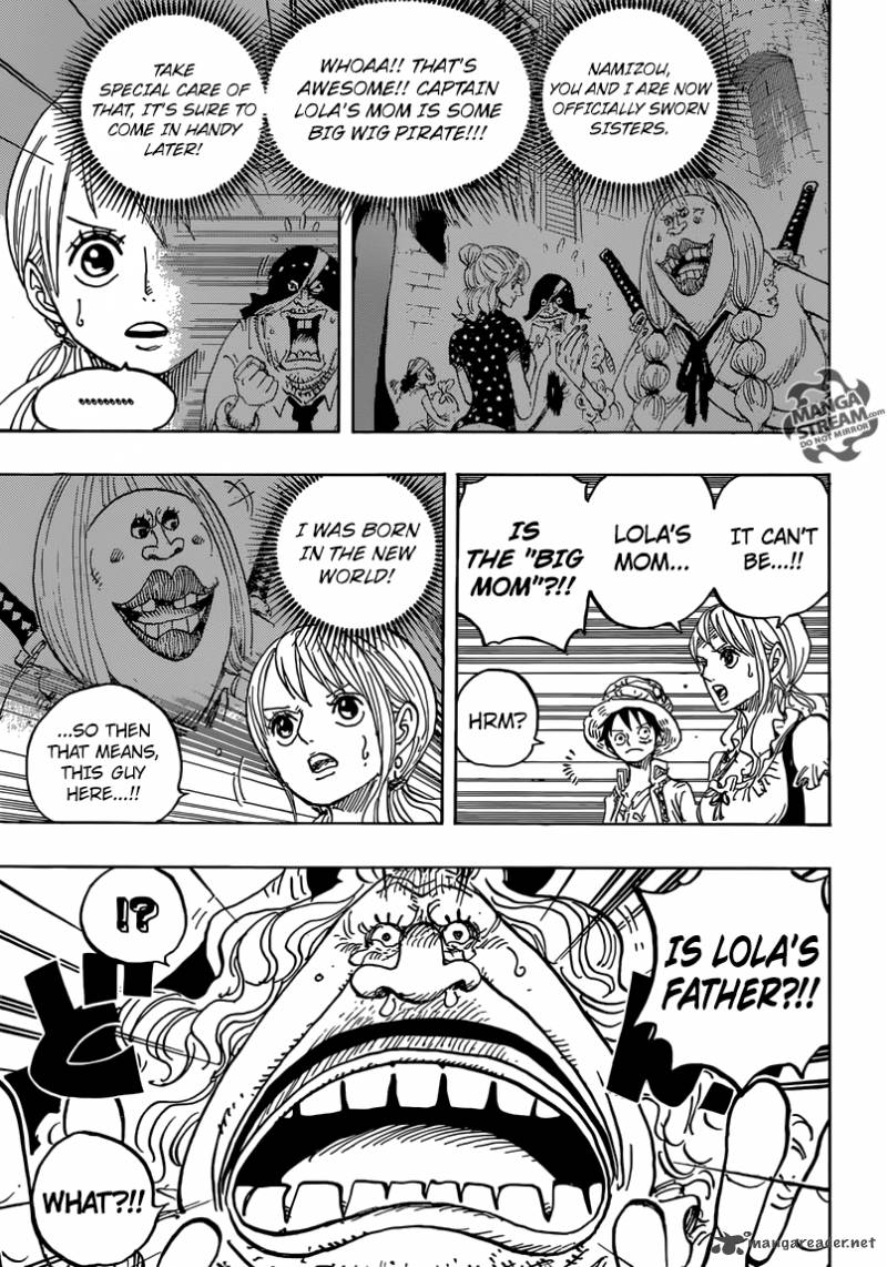 One Piece Chapter 836 page 3 - Chapter 836: The Vivre Card Lola Gave
