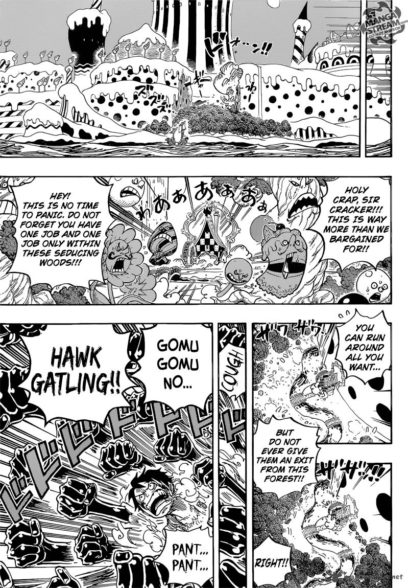 One Piece Chapter 837 page 12 - Chapter 837: Luffy vs. Commander Cracker