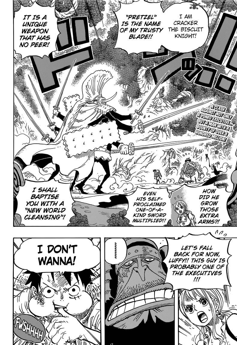 One Piece Chapter 837 page 2 - Chapter 837: Luffy vs. Commander Cracker