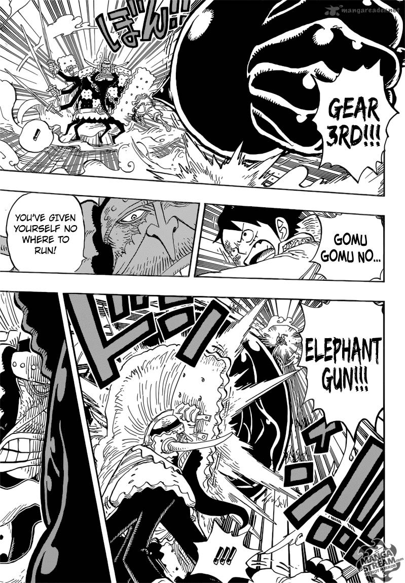 One Piece Chapter 837 page 3 - Chapter 837: Luffy vs. Commander Cracker