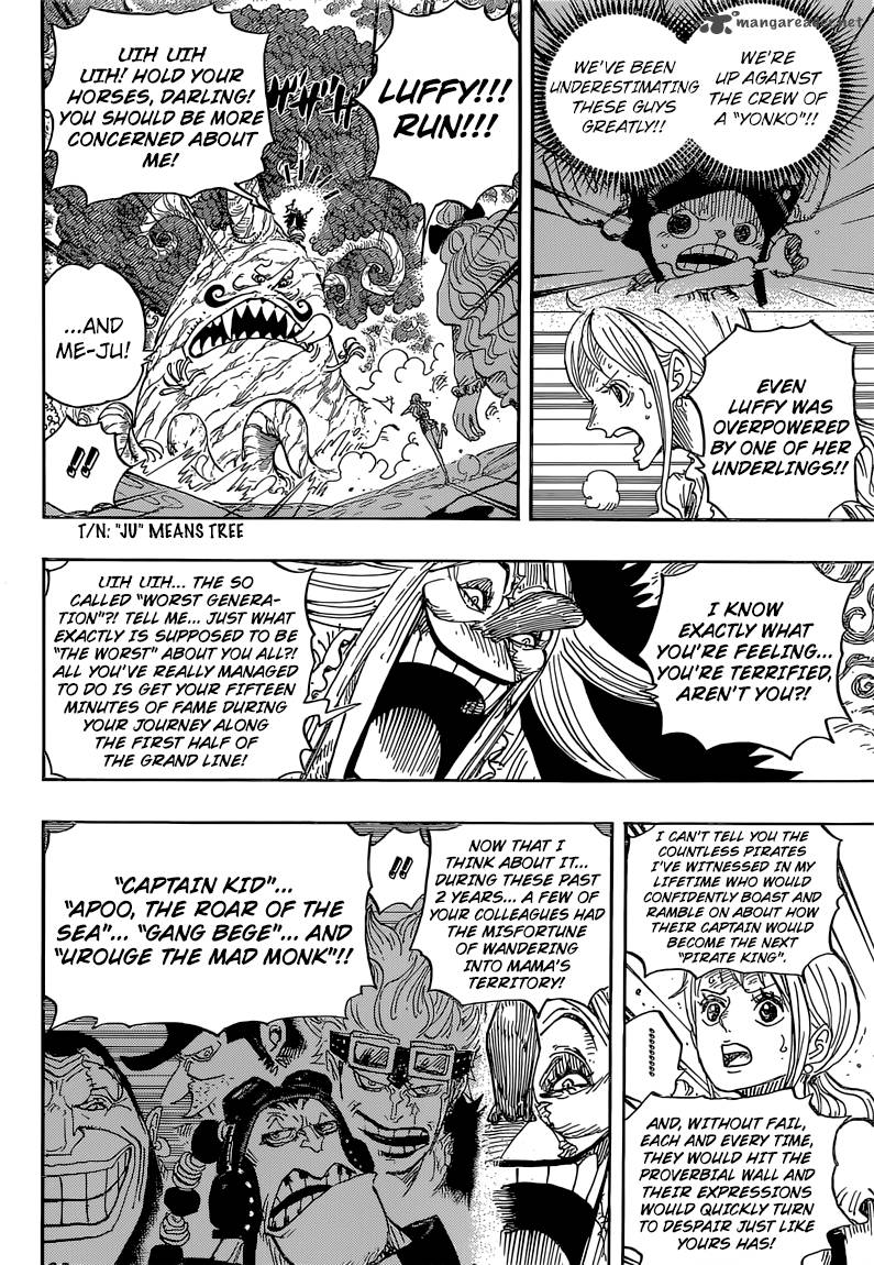 One Piece Chapter 837 page 7 - Chapter 837: Luffy vs. Commander Cracker