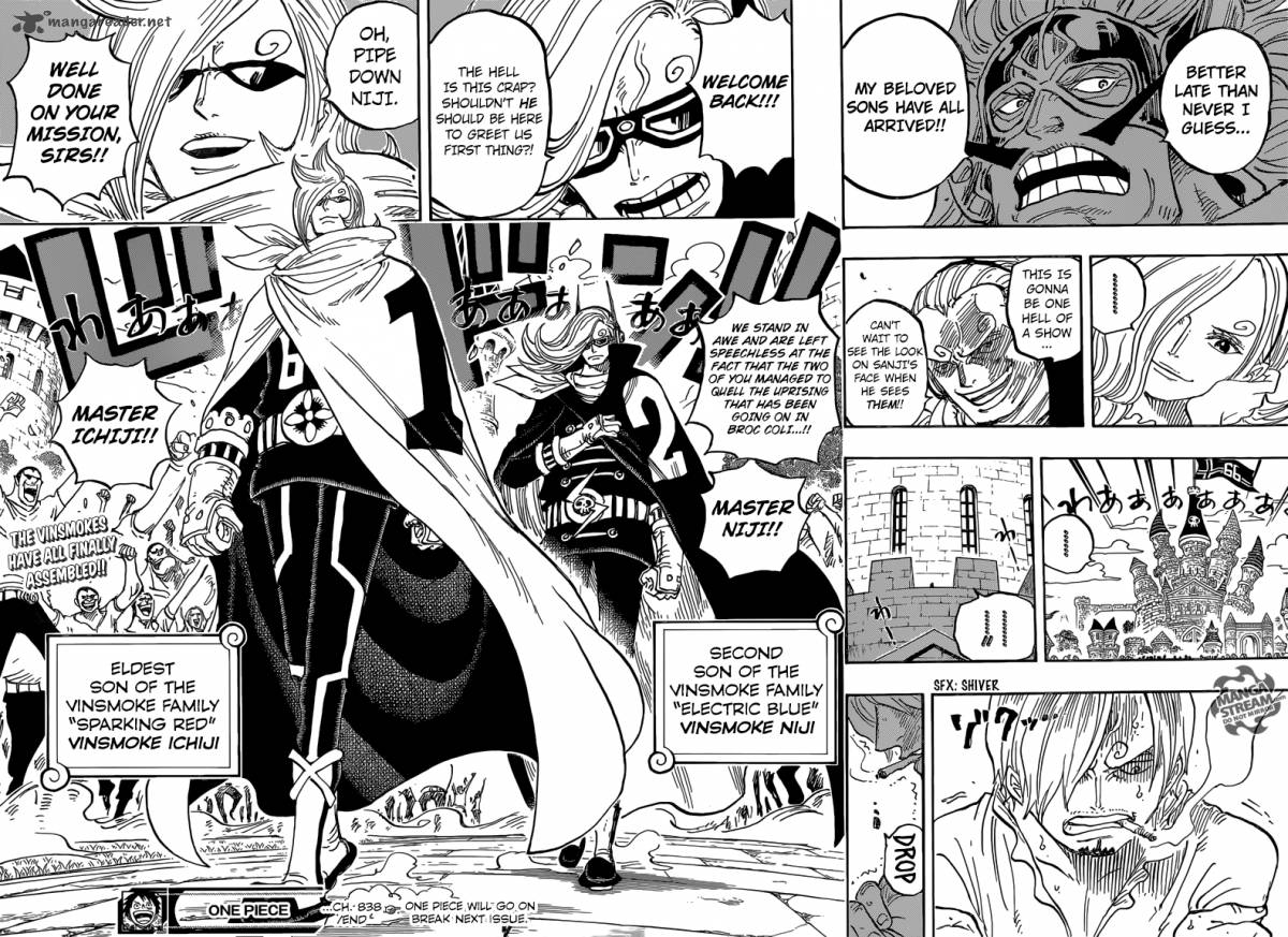 One Piece Chapter 838 page 14 - Chapter 838: Choniki