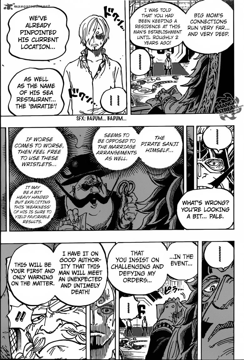One Piece manga, chapter 839, page 11 of 19