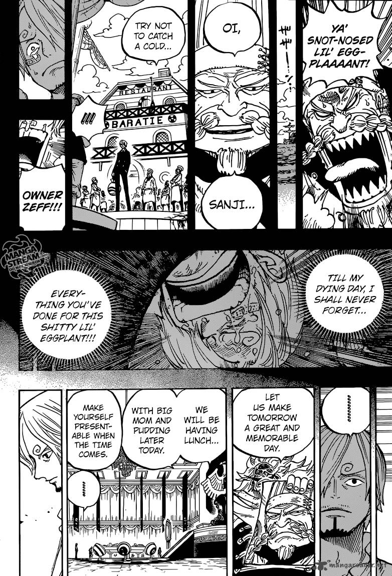One Piece manga, chapter 839, page 14 of 19