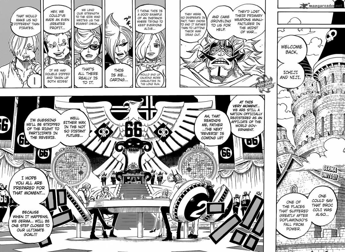 One Piece manga, chapter 839, page 3 of 19
