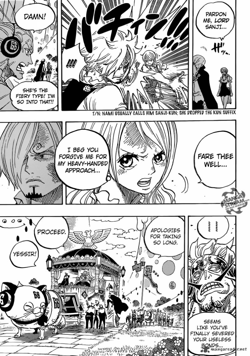 One Piece manga, chapter 844, page 14 of 21
